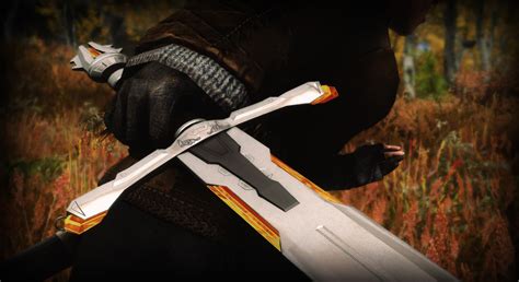 skyrim fire sword mod